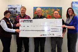 Huronia Alarm & Fire Security Inc. makes donation-in-kind to Hospice Georgian Triangle, Campbell House